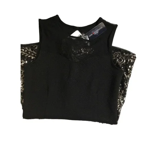 One Clothing Brand Romper Small sequins sleeveless NWT - Picture 9 of 9